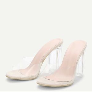 Clear Pump Heels Size: 8.5